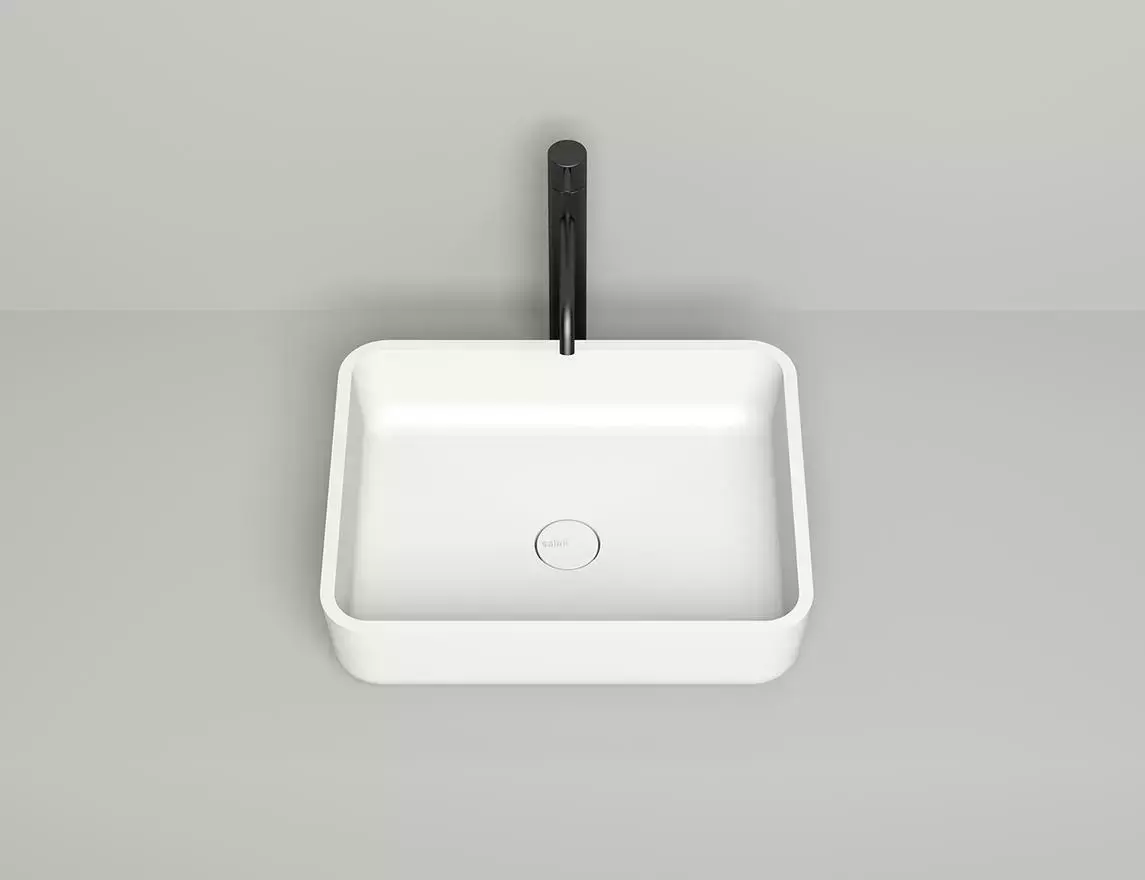 Раковина накладная Salini Gloria 09 S-Stone 48 см 1102209M из искусственного камня, матовая белая