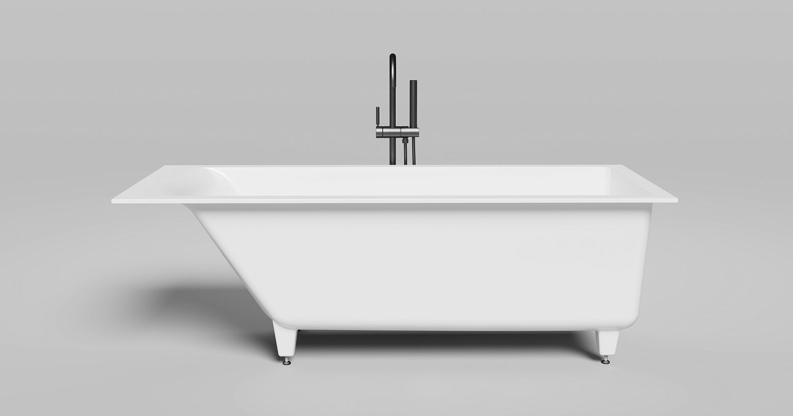 Встраиваемая ванна S-Sense CASCATA KIT 170x70 Глянцевая 104813G