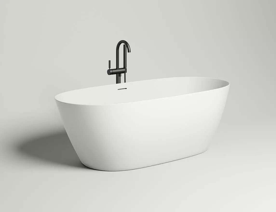 Ванна из искусственного камня Salini Sofia S-stone 165х75 102521M белая матовая, отдельностоящая