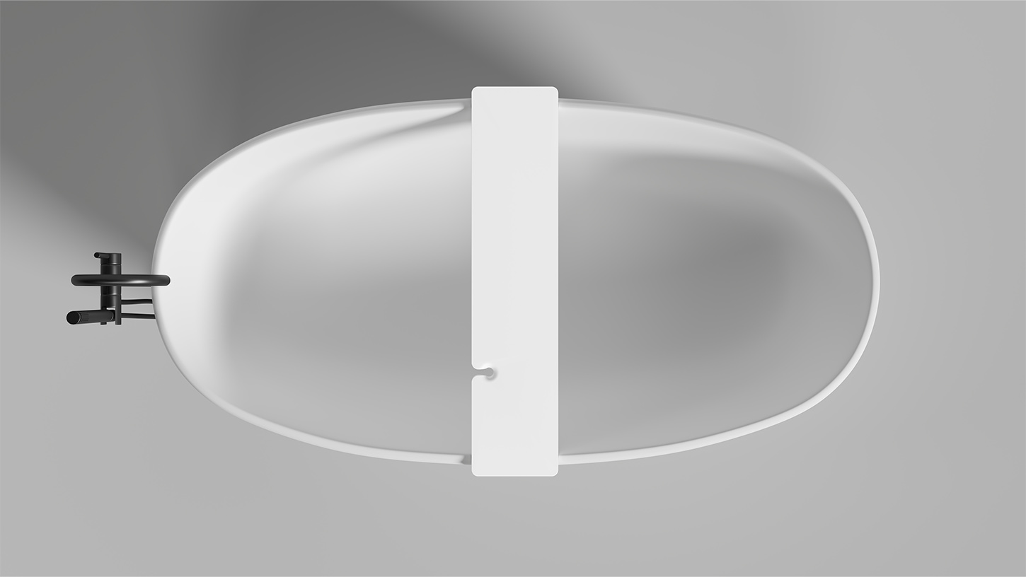 Полка для ванны S-Stone GABBIANO BASIC Матовая 1906202M