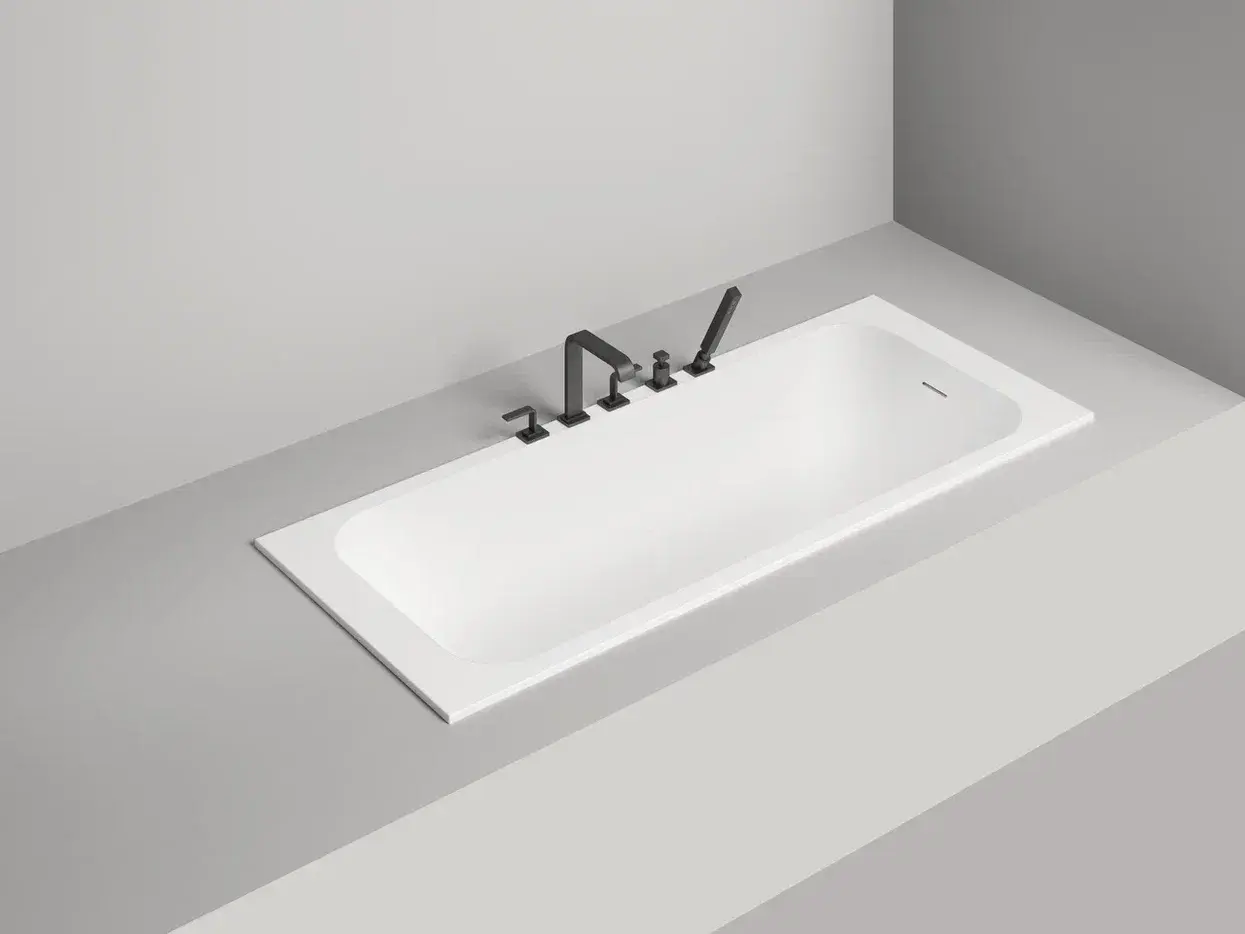 Ванна из искусственного камня Salini Orlanda Kit S-Stone 180x80 102122M белая матовая, встраиваемая