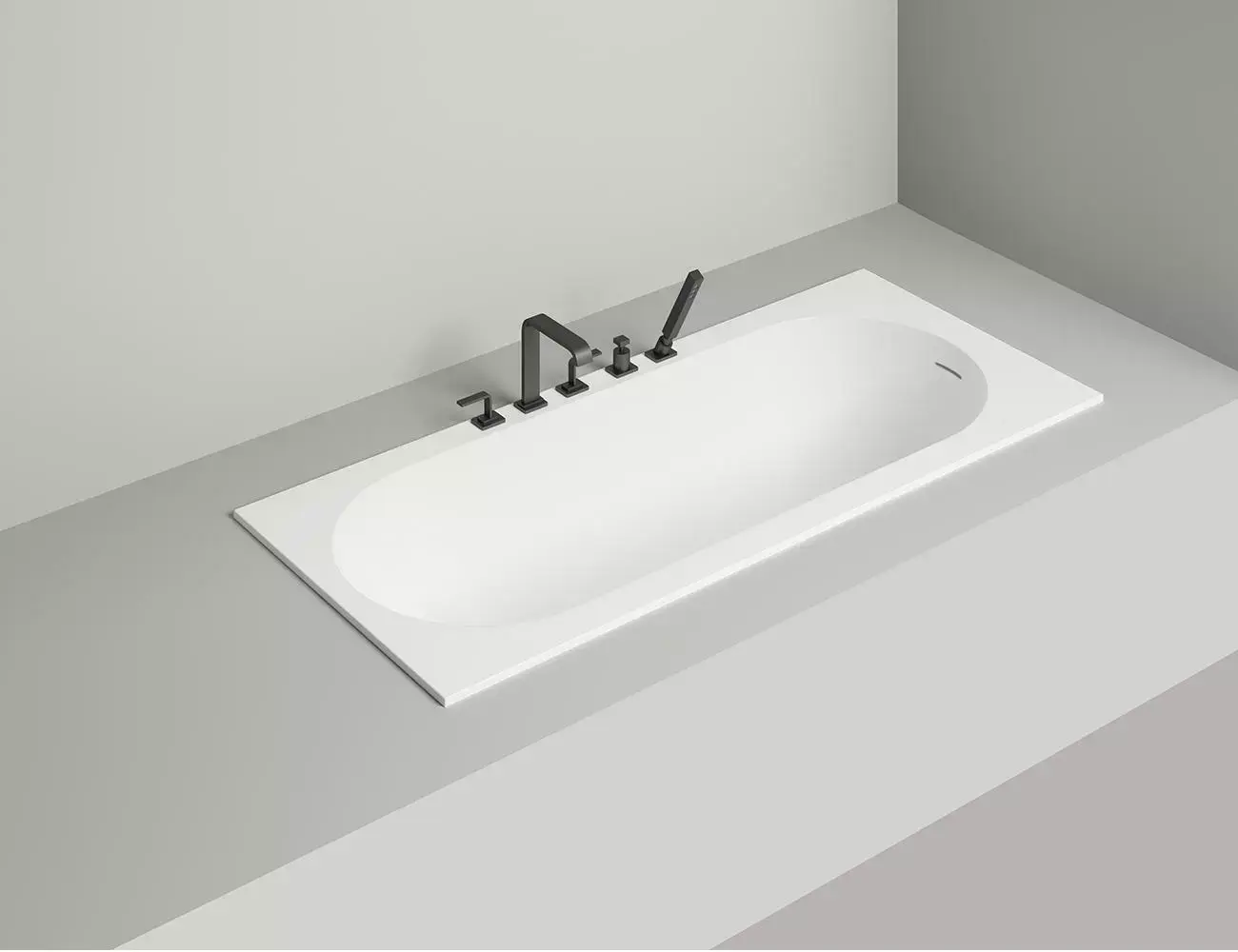 Ванна из искусственного камня Salini Ornella Kit S-Stone 170х80 102424M белая матовая, встраиваемая