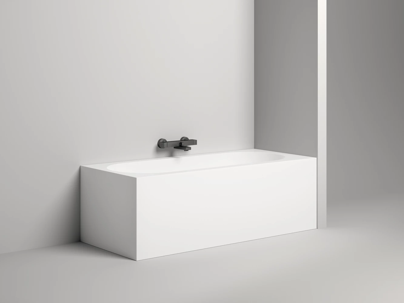 Ванна из литьевого мрамора Salini Ornella S-sense 170х70 102313G белая глянцевая, встраиваемая