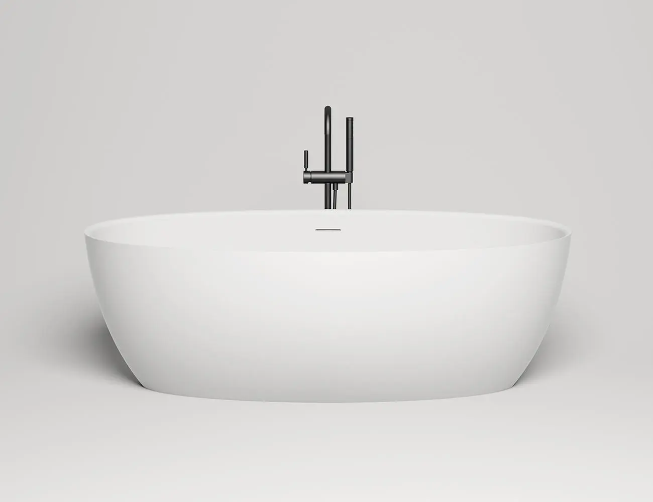 Ванна из искусственного камня Salini Alda S-stone 161х70 101924M белая матовая, отдельностоящая