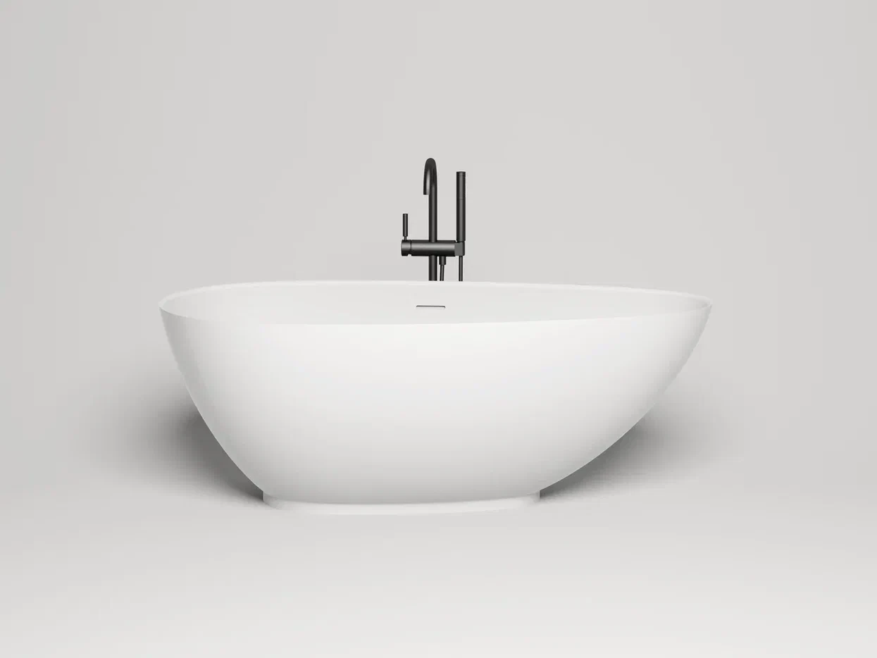 Ванна из искусственного камня Salini Paola S-stone 172х82 101512SM белая матовая, отдельностоящая