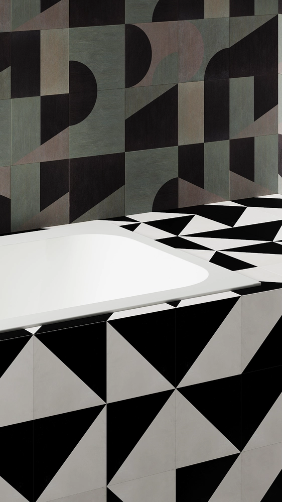 Ванна из литьевого мрамора Salini Orlanda Axis Kit 170x75 103313G S-Sense белая глянцевая