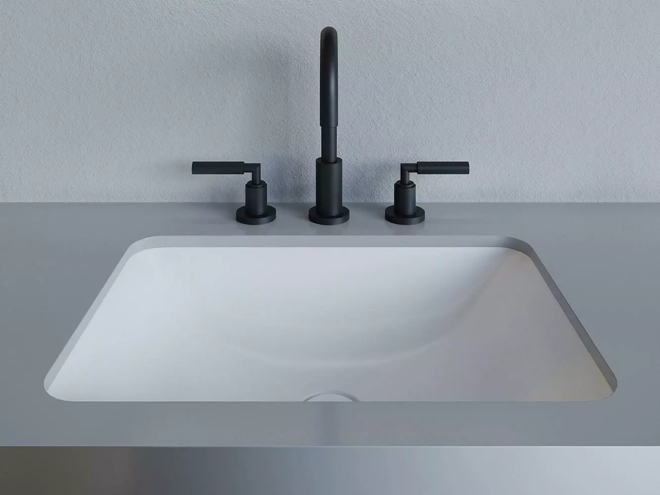 Раковина встраиваемая снизу Salini Marea 06 S-Stone 55 см 1802206M из искусственного камня, матовая белая