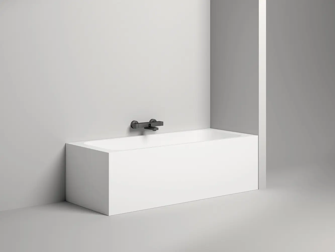 Ванна из искусственного камня Salini Orlanda S-stone 170х80 102026M белая матовая, встраиваемая