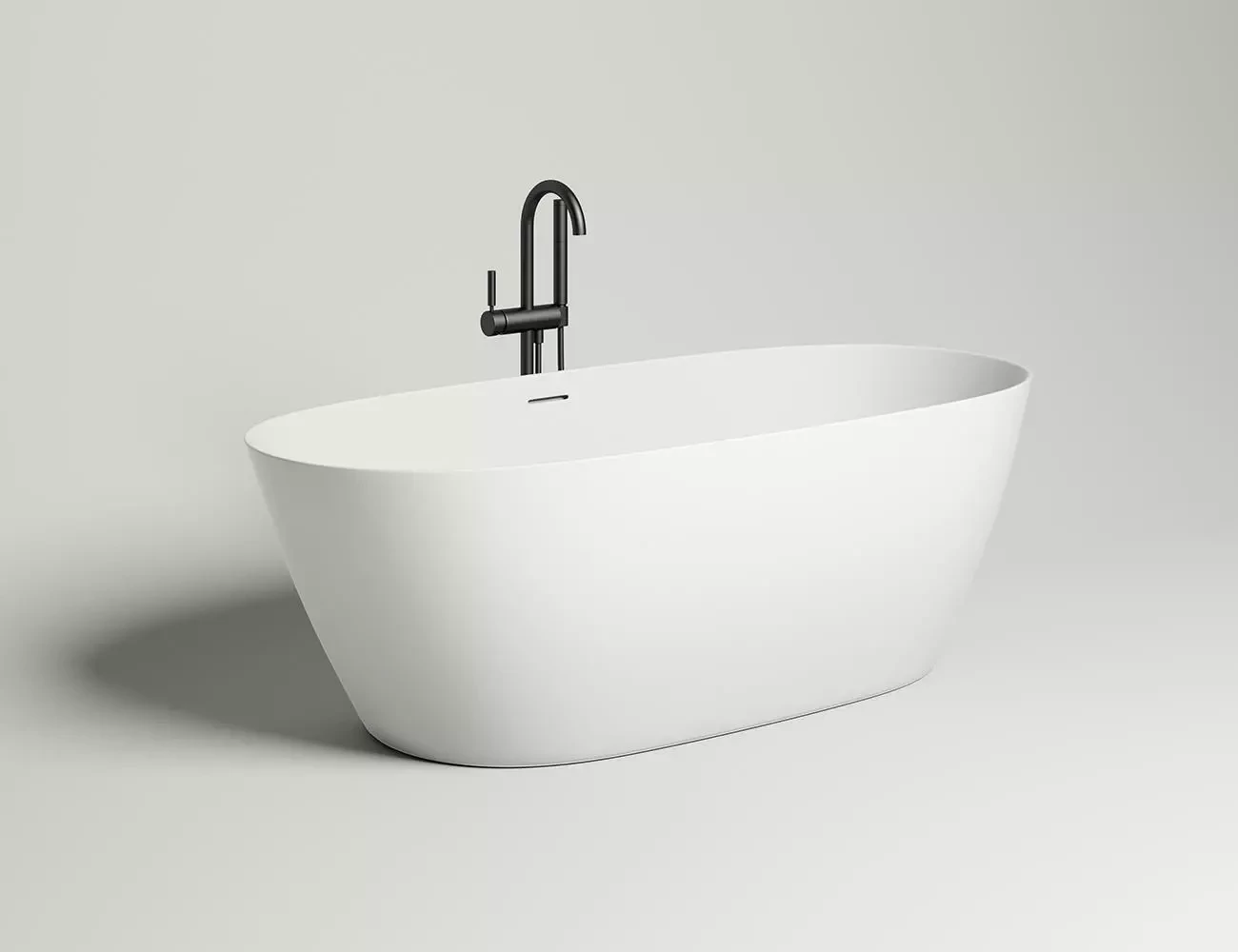 Ванна из искусственного камня Salini Sofia S-stone 165х75 102521M белая матовая, отдельностоящая