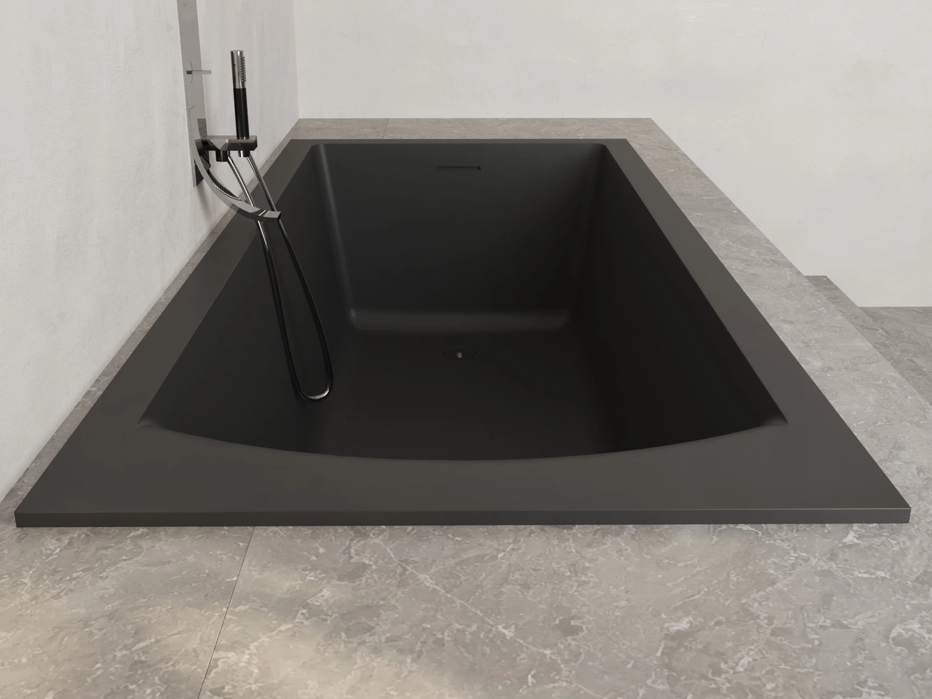 Ванна из искусственного камня Salini Cascata 104113G 170x75 S-Sense белая