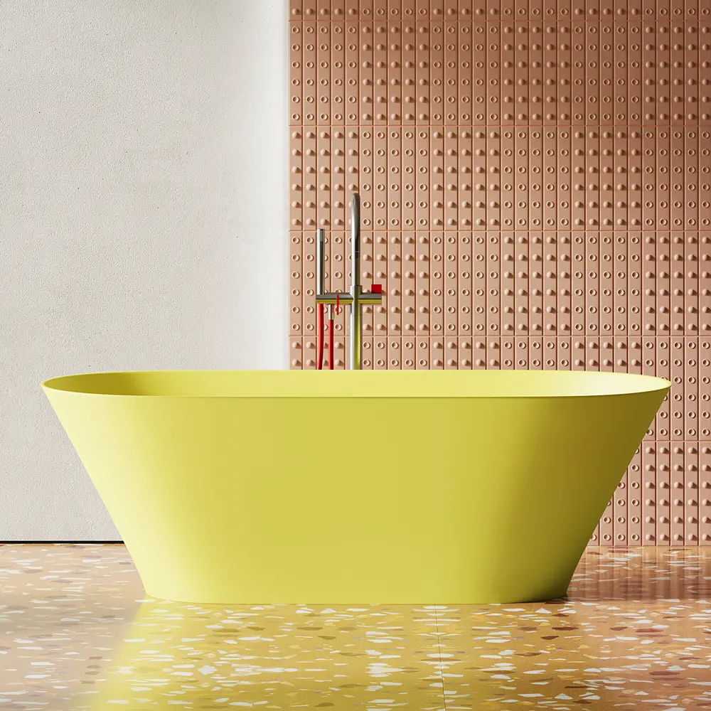 Ванна из литьевого мрамора Salini Mona S-sense 180x81 102911G белая глянцевая, отдельностоящая