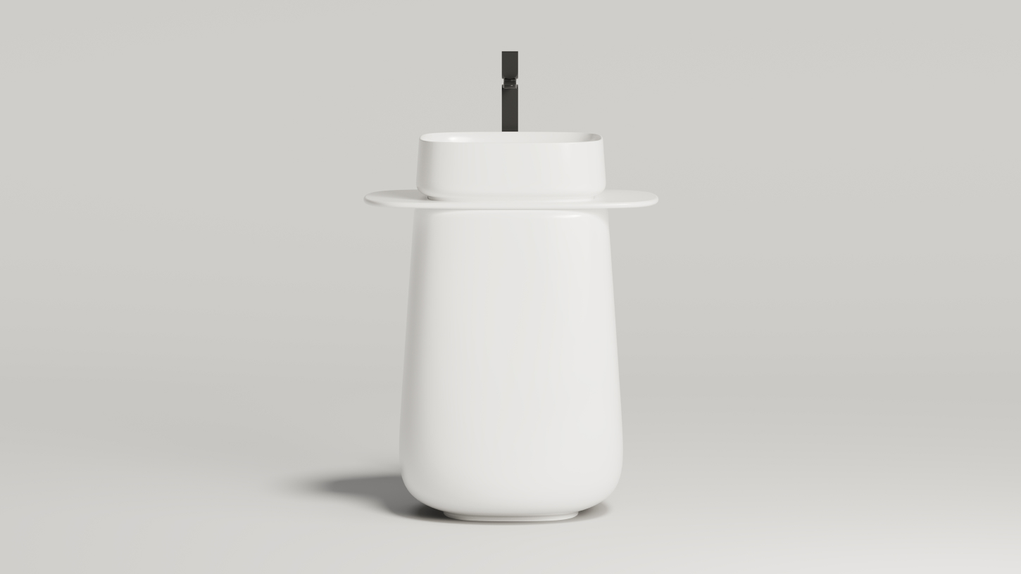 Напольная раковина S-Sense ORIENTE TOTEM Матовая 1303101M