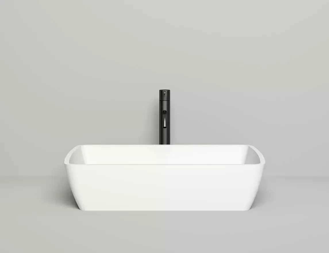 Раковина накладная Salini Gloria 11 S-Stone 65 см 1102212M из искусственного камня, матовая белая