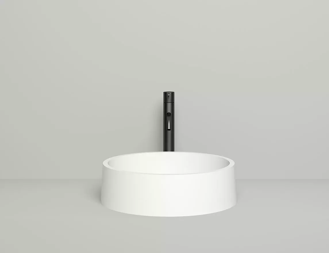 Раковина накладная Salini Gloria 01 S-Stone 44 см 1102201M из искусственного камня, матовая белая