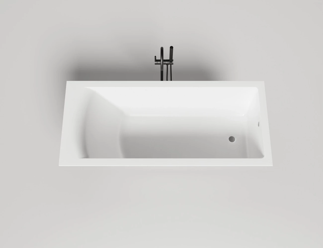 Ванна из искусственного камня Salini Cascata 104113M 170x75 S-Sense белая