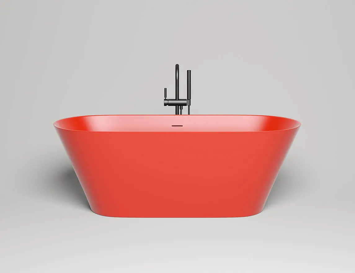 Ванна из искусственного камня Salini Mona S-Stone 170x72 102922M белая матовая, отдельностоящая