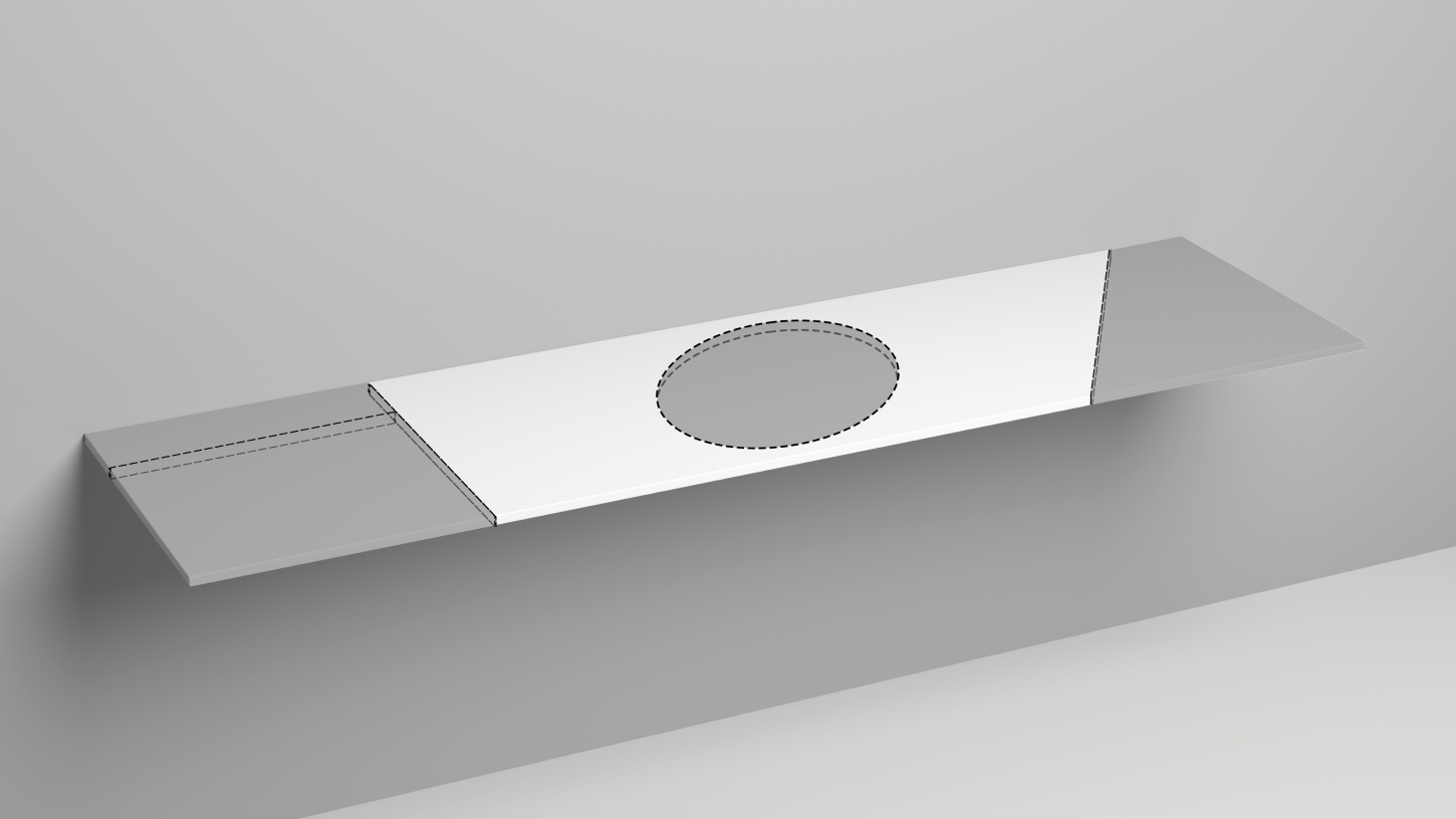 Столешница COSTA S-Stone COSTA PLUS Матовая 200221M