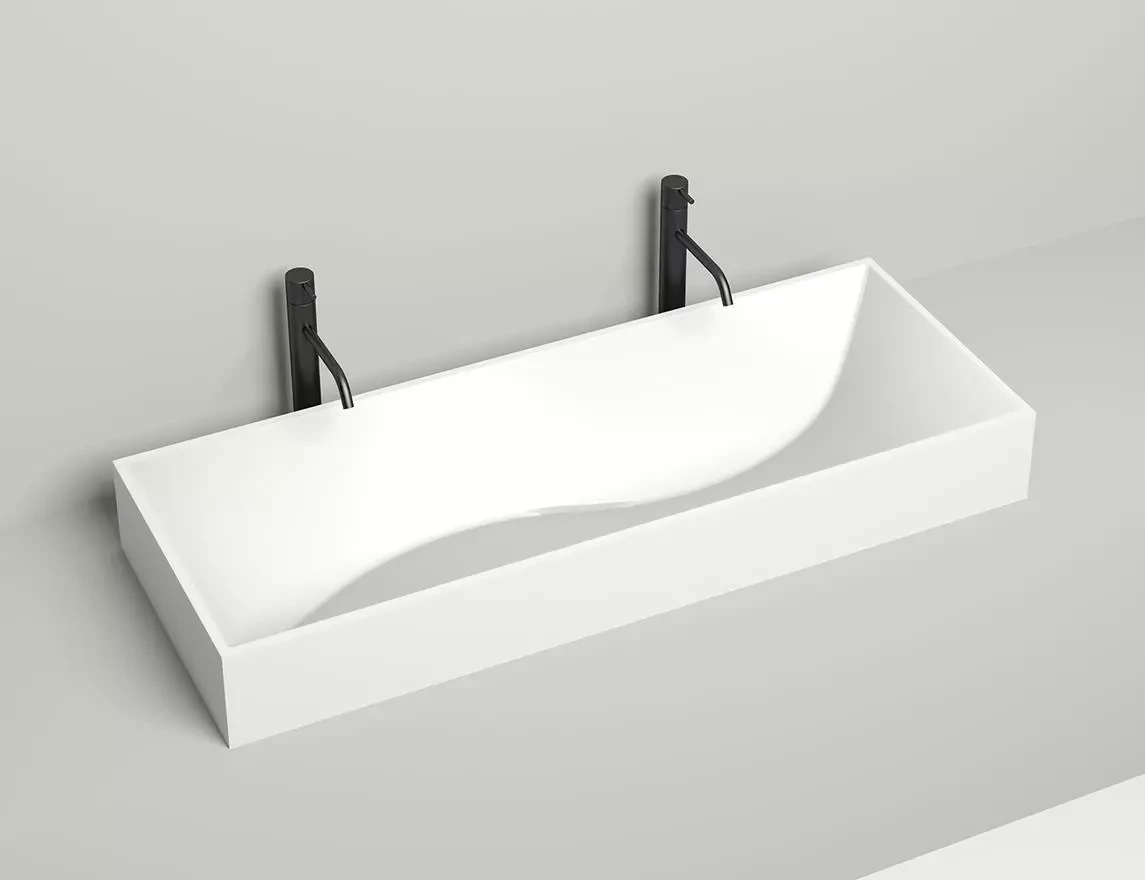 Раковина накладная Salini Sonata S-Stone 120 см 1401201M из искусственного камня, матовая белая