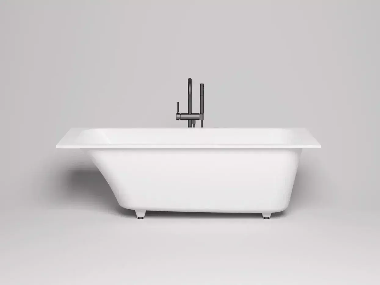 Ванна из литьевого мрамора Salini Orlanda S-Sense 170x70 102011G белая глянцевая, встраиваемая