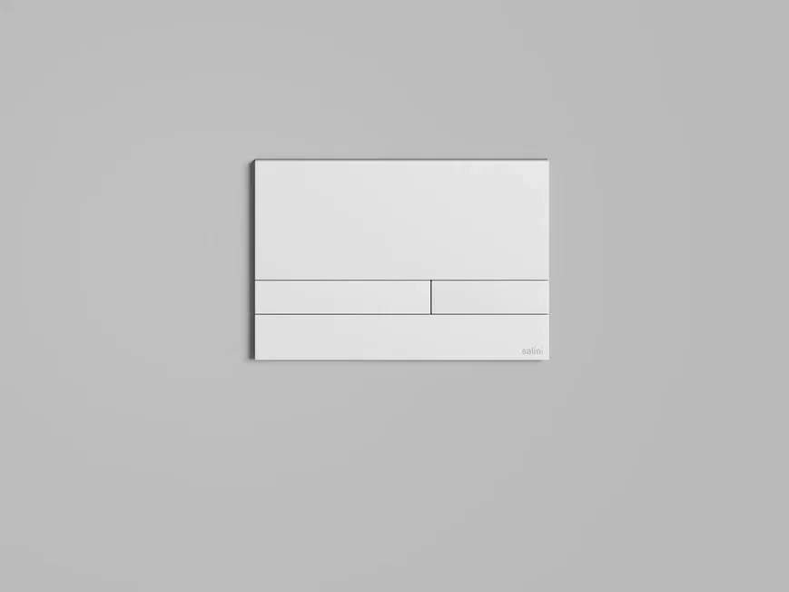 Кнопка для инсталляции Salini Puro S-Stone 30P2MST2S2M0000 белая матовая