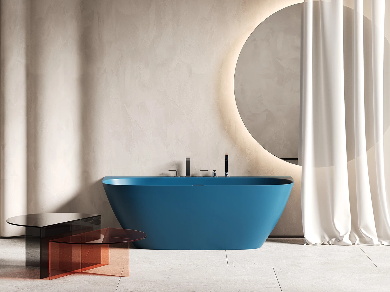 Ванна из литьевого мрамора Salini Sofia Wall S-Sense 170x80 102512G белая глянцевая, пристенная