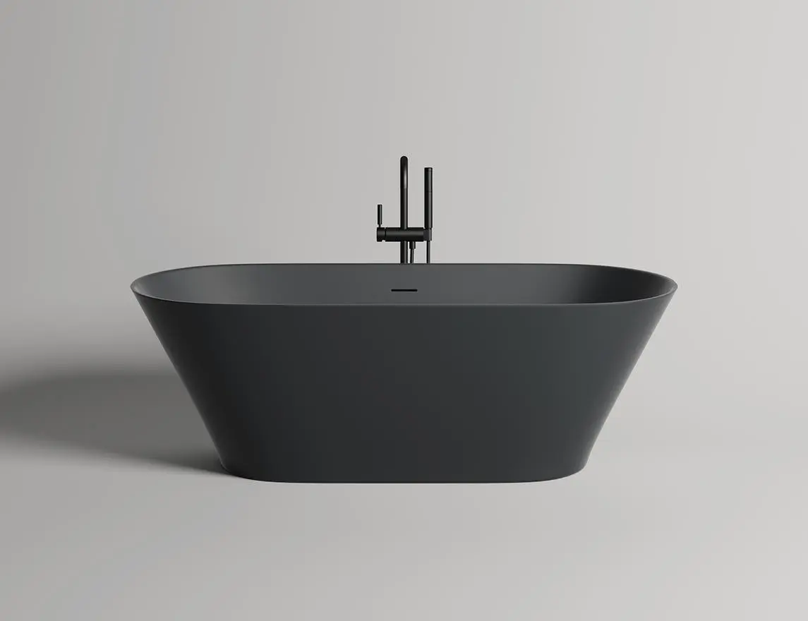 Ванна из искусственного камня Salini Mona S-stone 180x80 102921M белая матовая, отдельностоящая