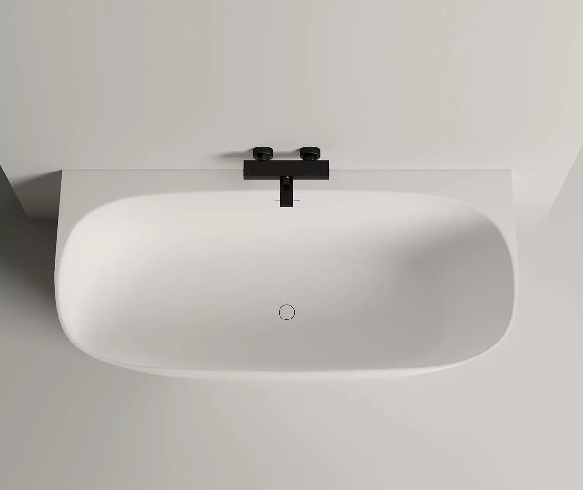 Ванна из искусственного камня Salini Sofia Wall S-Stone 170x80 102522M белая матовая, пристенная