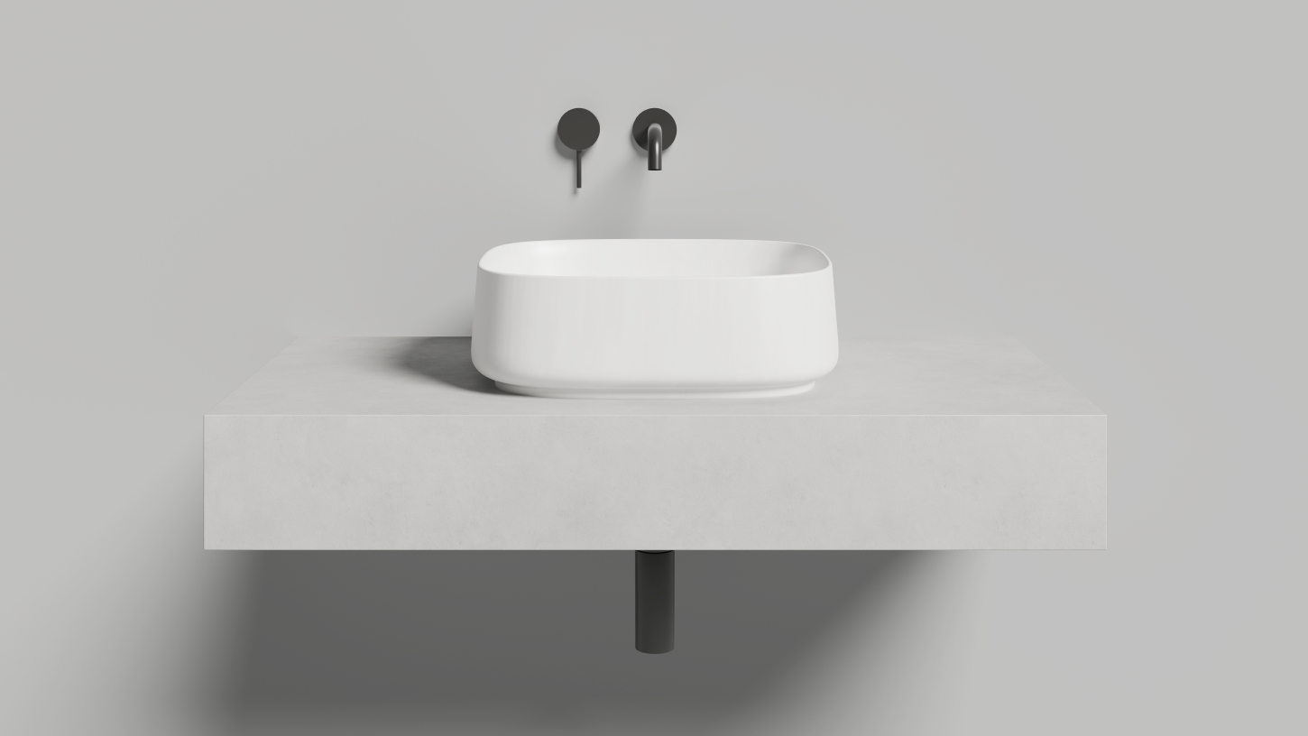 Накладная раковина S-Sense ORIENTE BOWL Матовая 1109102M