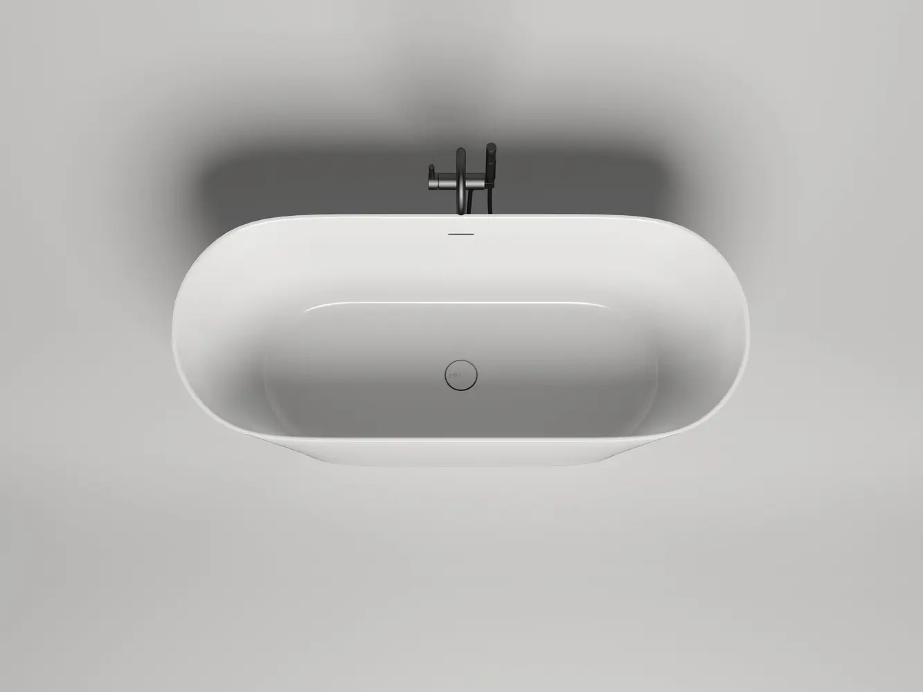 Ванна из искусственного камня Salini Mona S-Stone 170x72 102922M белая матовая, отдельностоящая