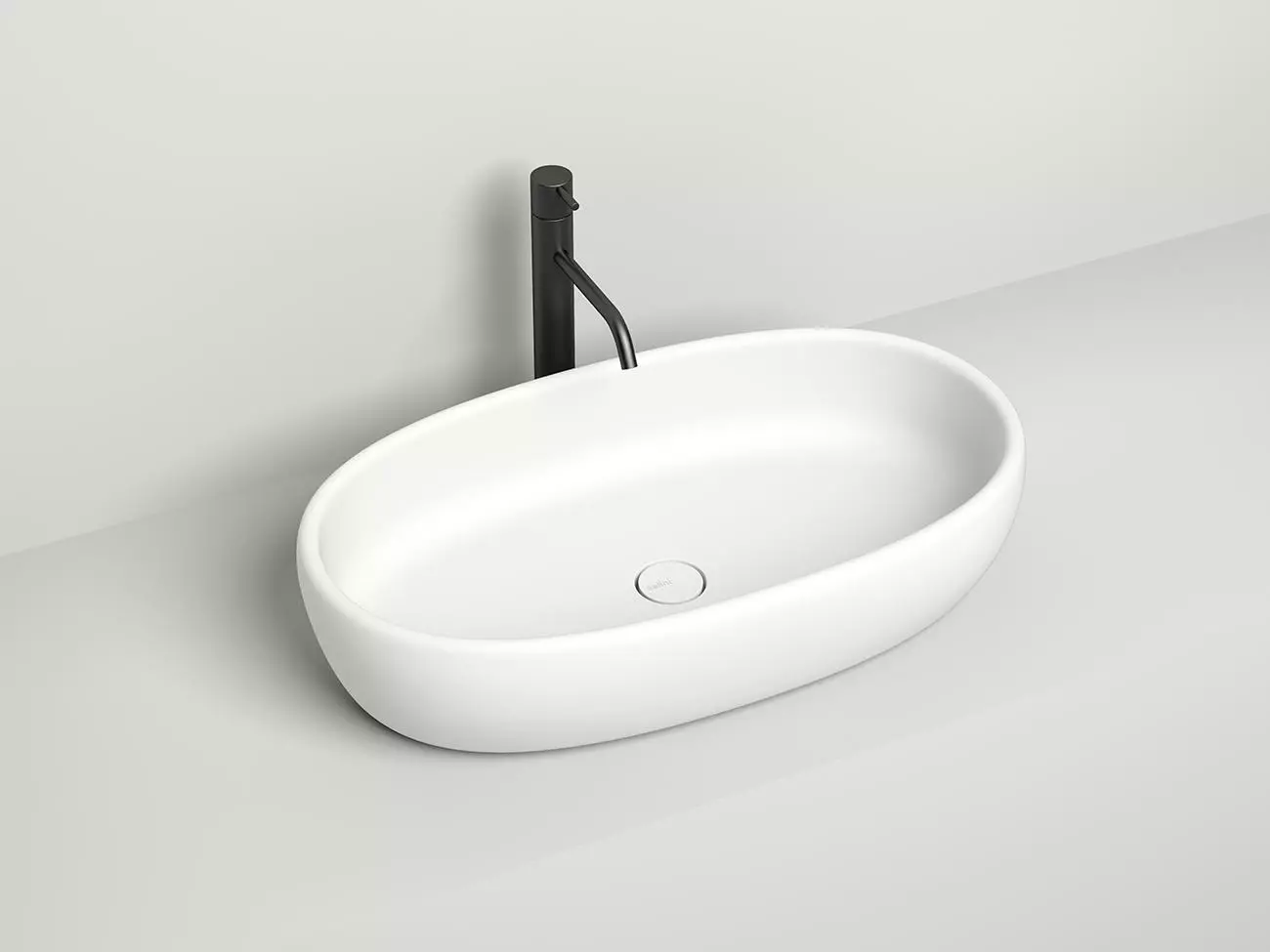 Раковина накладная Salini Luce S-Stone 70 см 110721M из искусственного камня, белая матовая