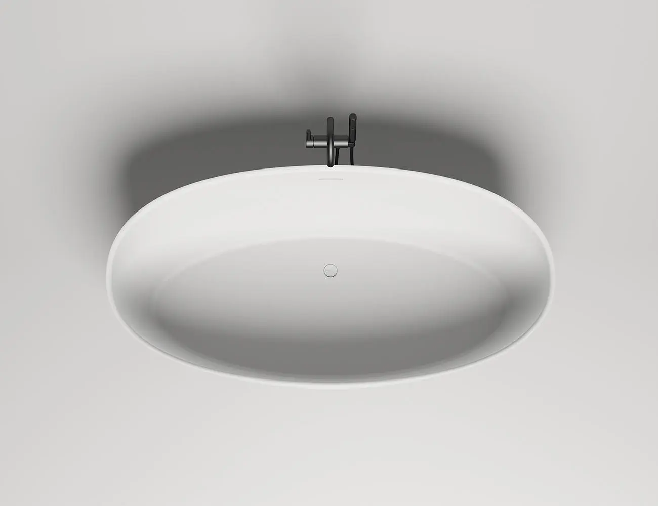 Ванна из искусственного камня Salini Alda S-stone 160x80 101923M белая матовая, отдельностоящая