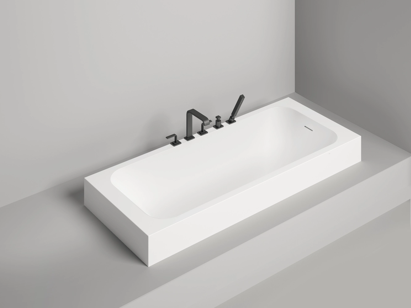 Ванна из литьевого мрамора Salini Orlanda Kit S-sense 170х80 102116G белая глянцевая, встраиваемая