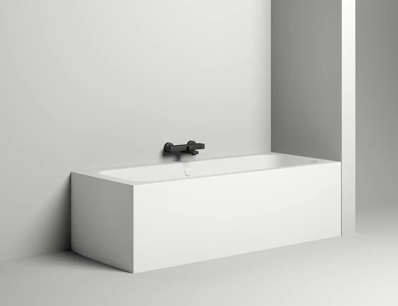 Ванна из искусственного камня Salini Orlanda Axis S-stone 191х80 103221M белая матовая, встраиваемая