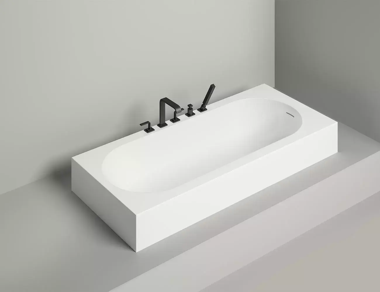 Ванна из искусственного камня Salini Ornella Kit S-Stone 170х70 102423M белая матовая, встраиваемая