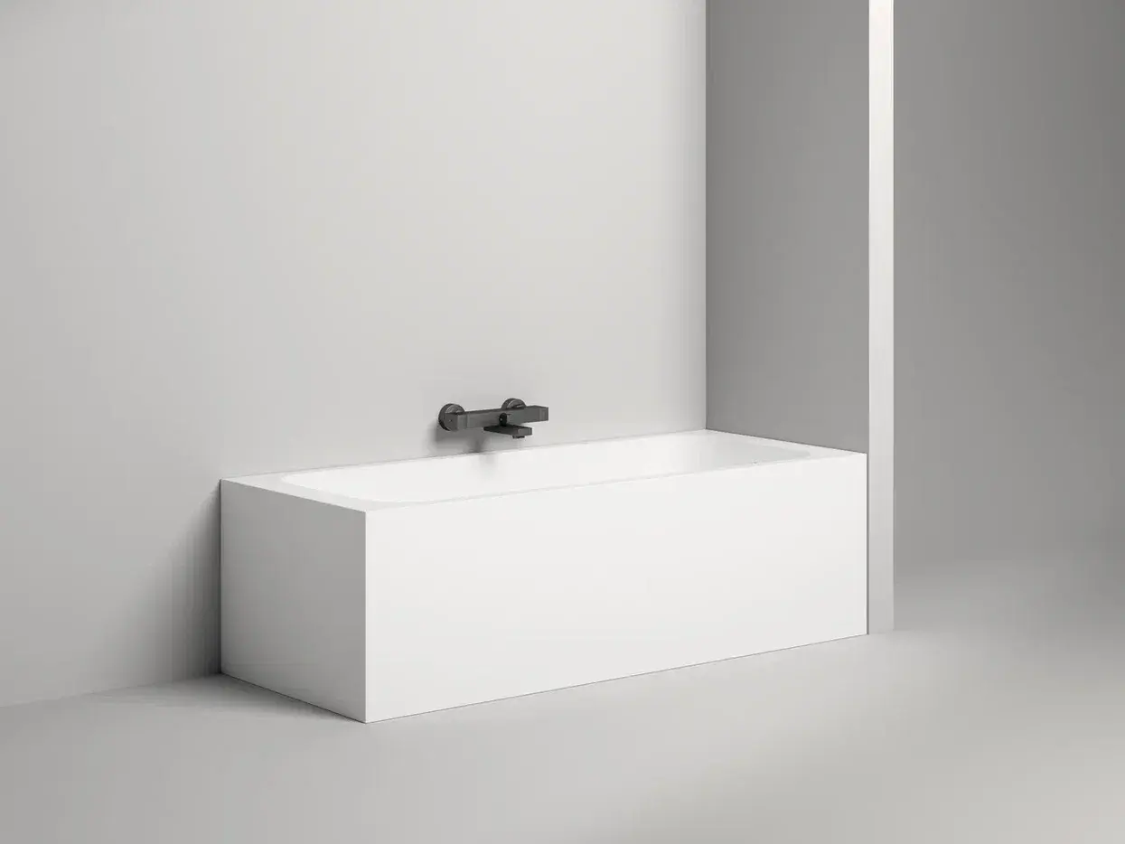 Ванна из искусственного камня Salini Orlanda S-stone 160x70 102025M белая матовая, встраиваемая