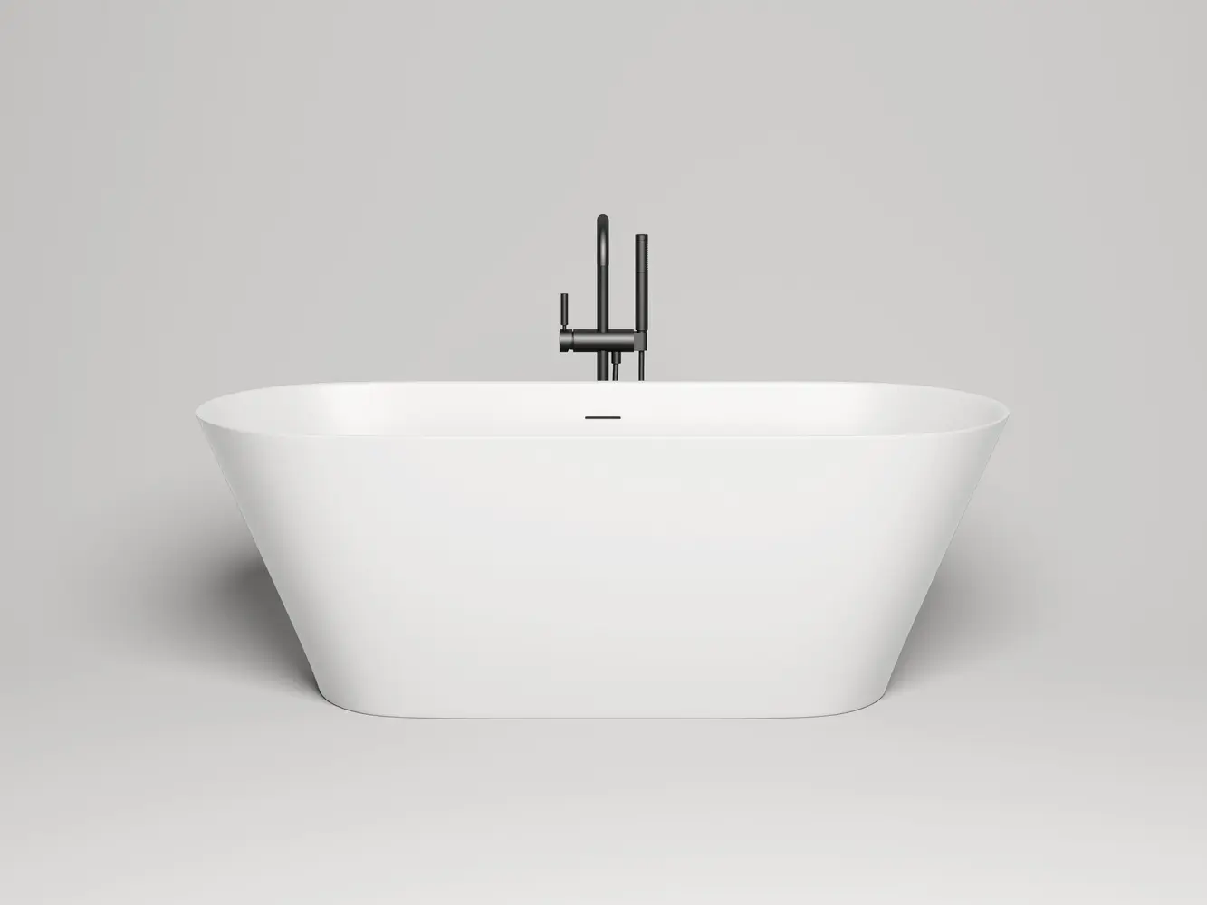 Ванна из искусственного камня Salini Mona S-Stone 170x72 102922M белая матовая, отдельностоящая