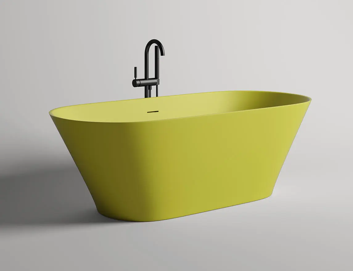 Ванна из искусственного камня Salini Mona S-stone 180x80 102921M белая матовая, отдельностоящая