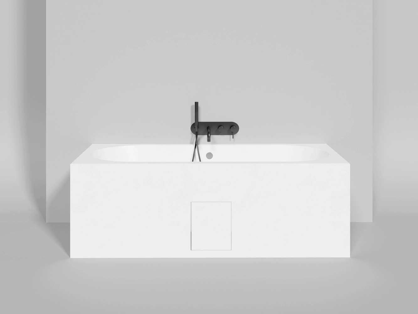 Ванна из литьевого мрамора Salini Ornella Axis 170x75 103413G S-Sense белая глянцевая