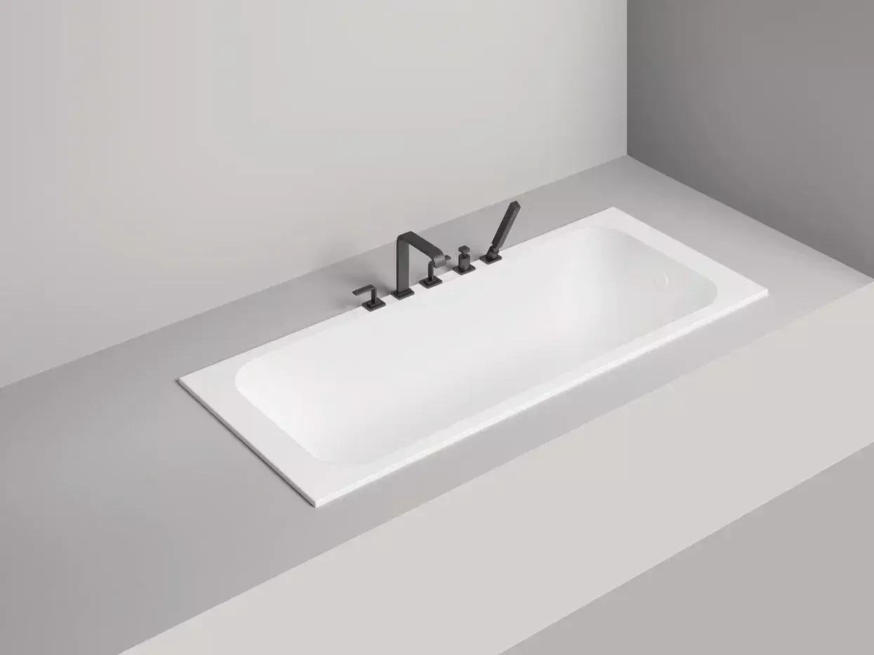 Ванна из литьевого мрамора Salini Orlanda S-Sense 170x70 102011G белая глянцевая, встраиваемая