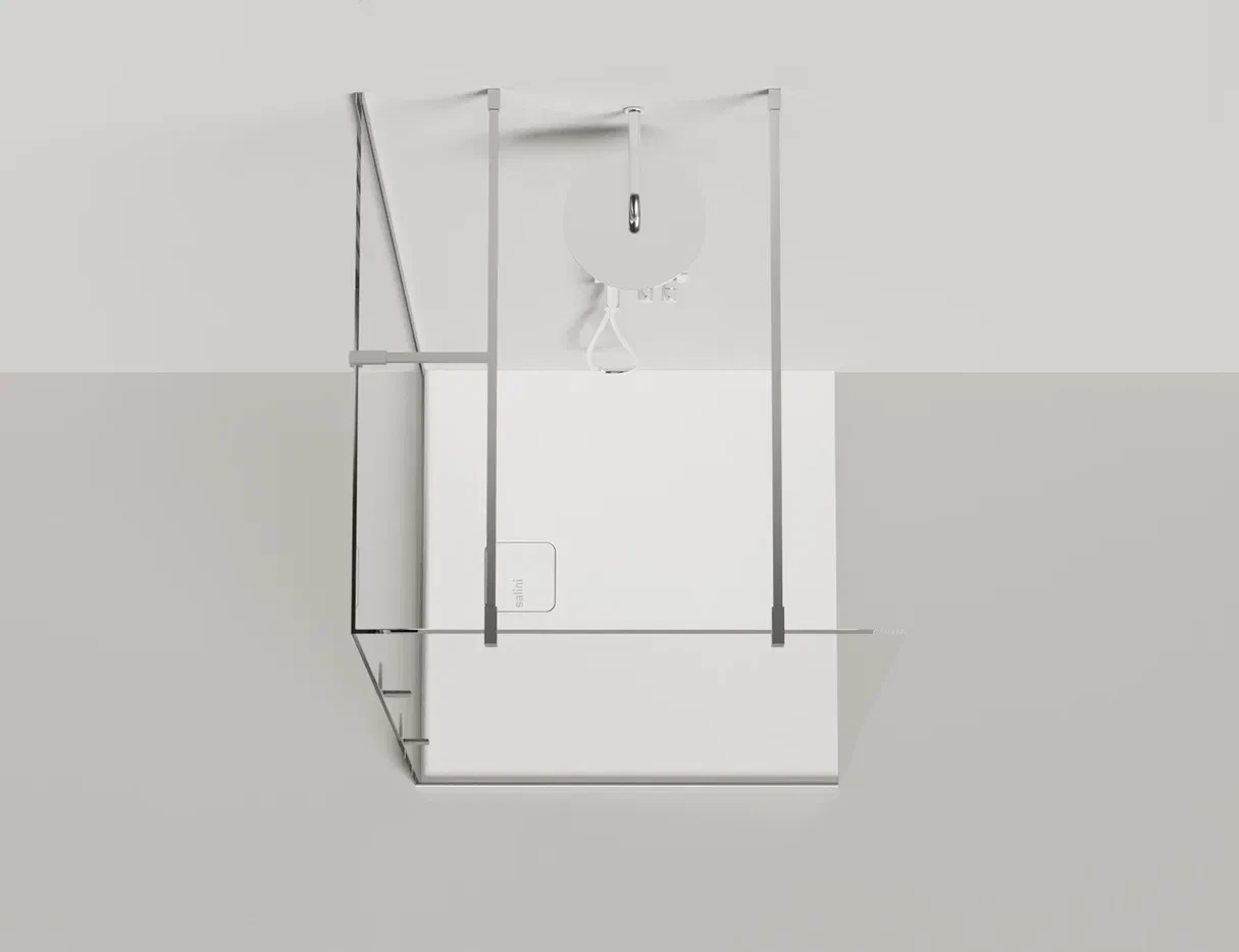 Душевой поддон Salini Oasi S-Stone 90x90 120321M из искусственного камня, белый матовый