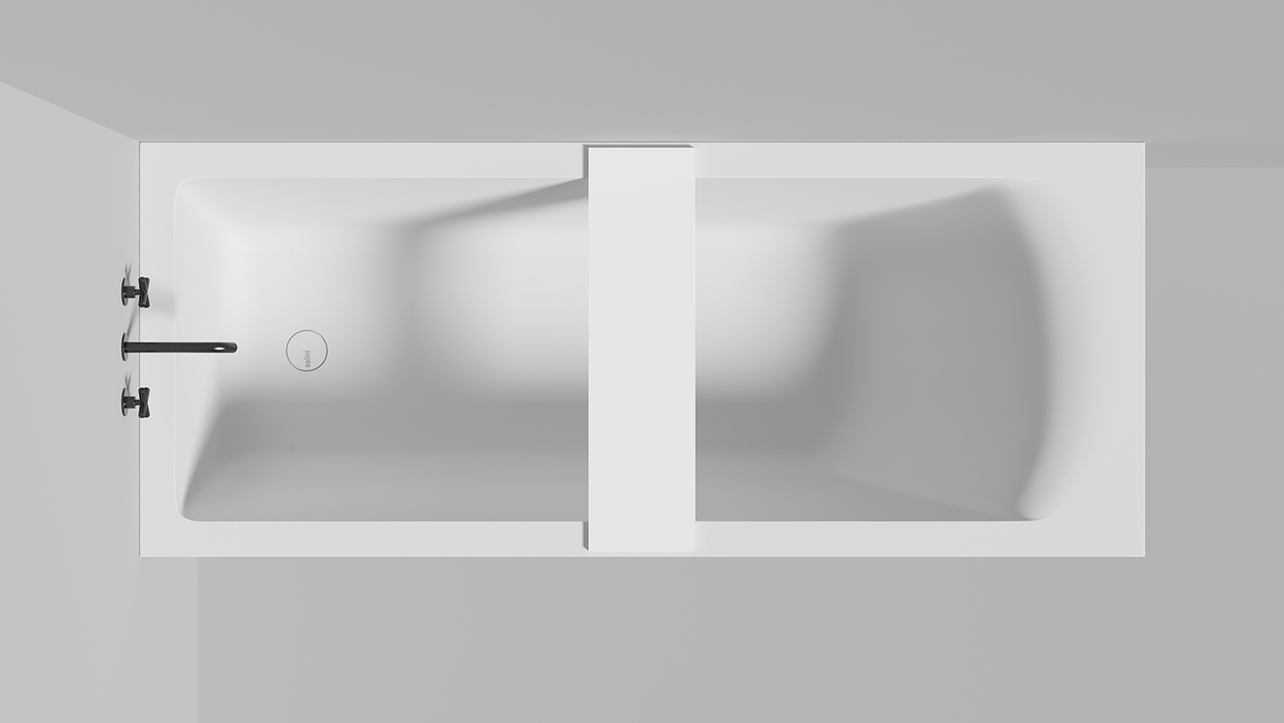 Полка для ванны S-Stone GABBIANO IN Матовая 1906203M