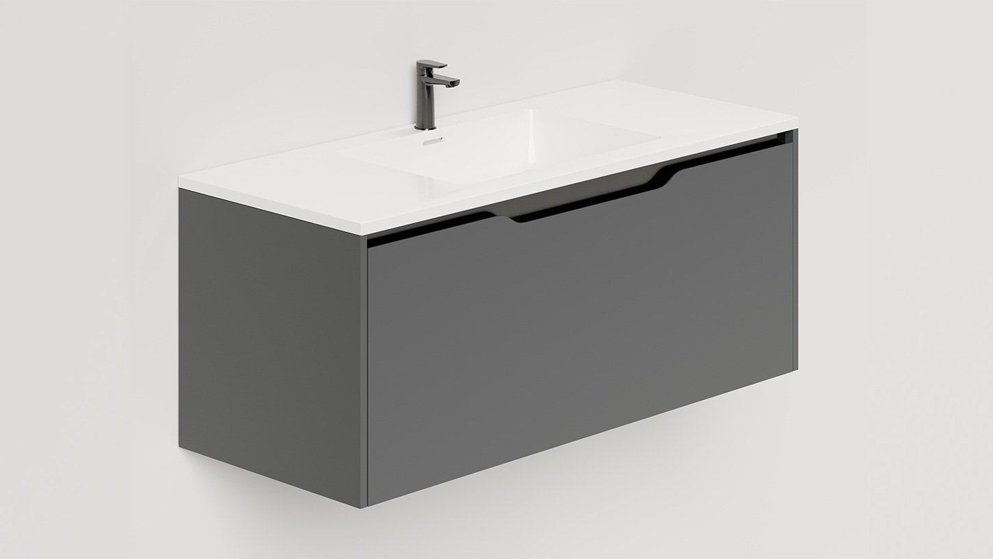 Тумба SMILE 100 Anthracite S1000A