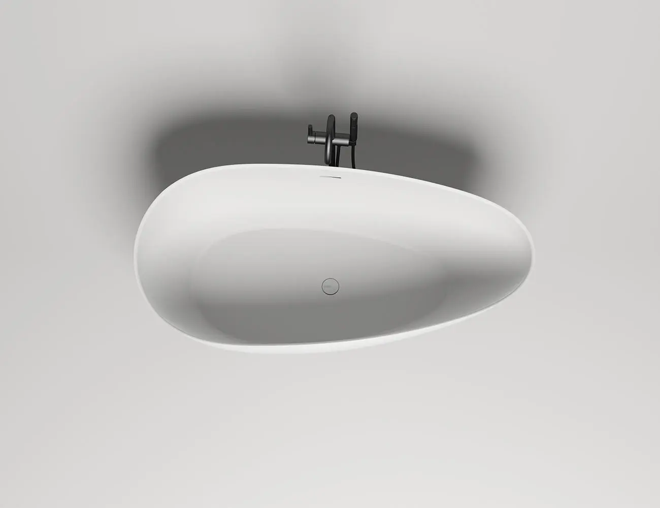 Ванна из искусственного камня Salini Paola In S-stone 172х82 101612SM белая матовая, отдельностоящая