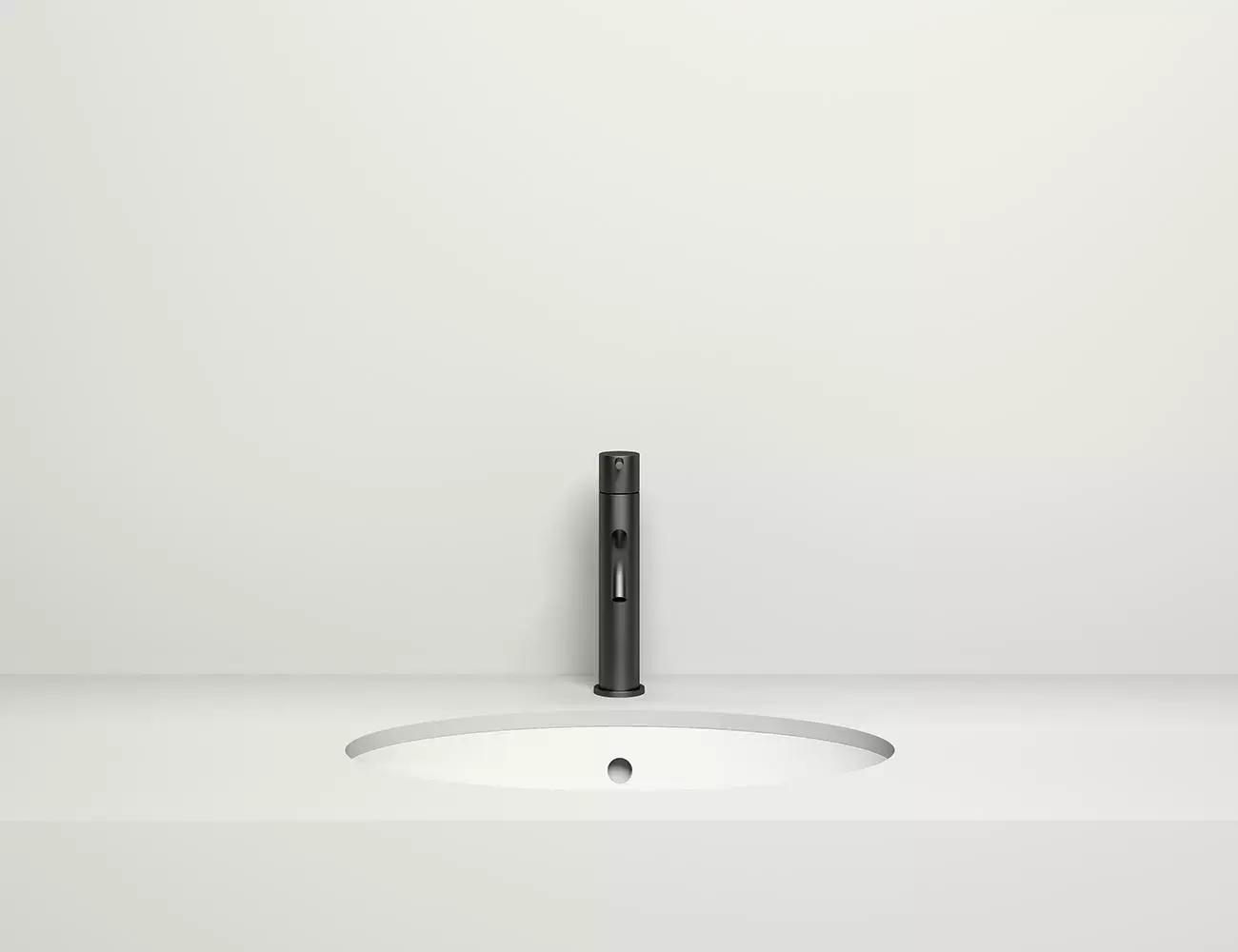 Раковина встраиваемая снизу Salini Marea 12 57 см S-Stone 1101209M из искусственного камня, белая матовая