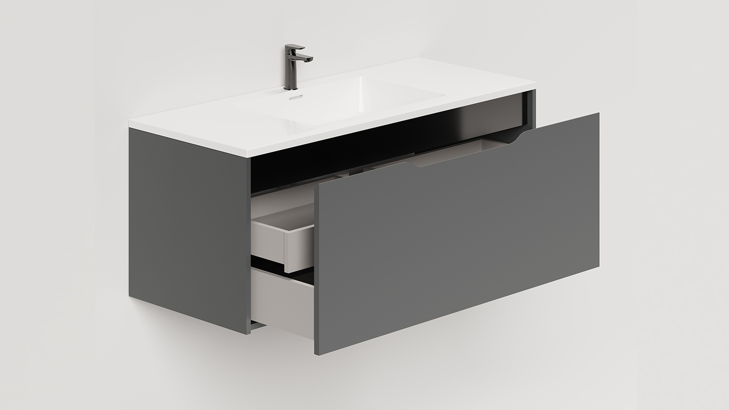 Тумба SMILE 100 Anthracite S1000A