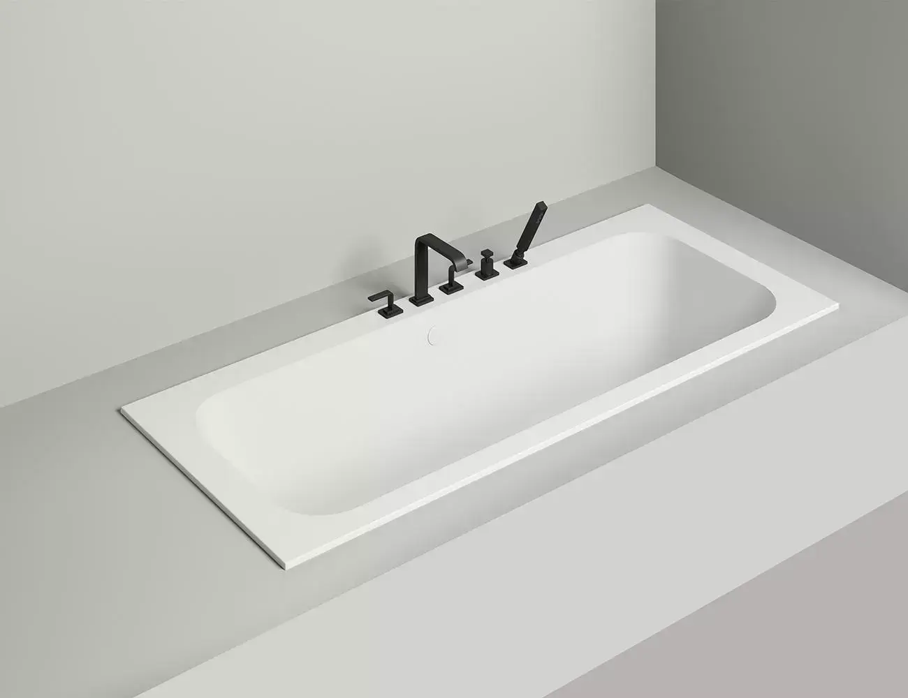 Ванна из искусственного камня Salini Orlanda Axis S-stone 191х80 103221M белая матовая, встраиваемая