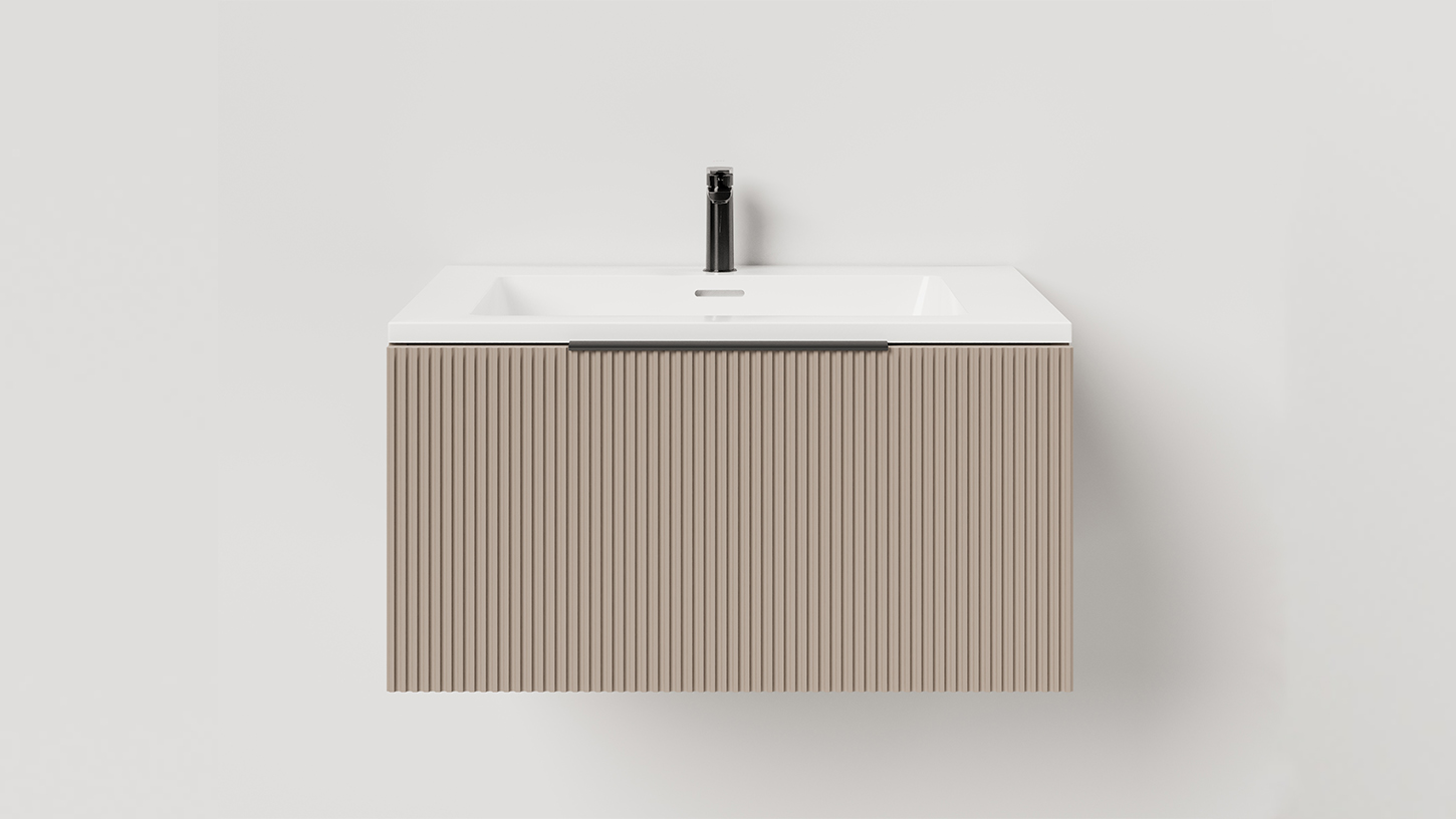 Тумба подвесная TOUCH 60х50х32 см, матовая эмаль Taupe	T600V1T