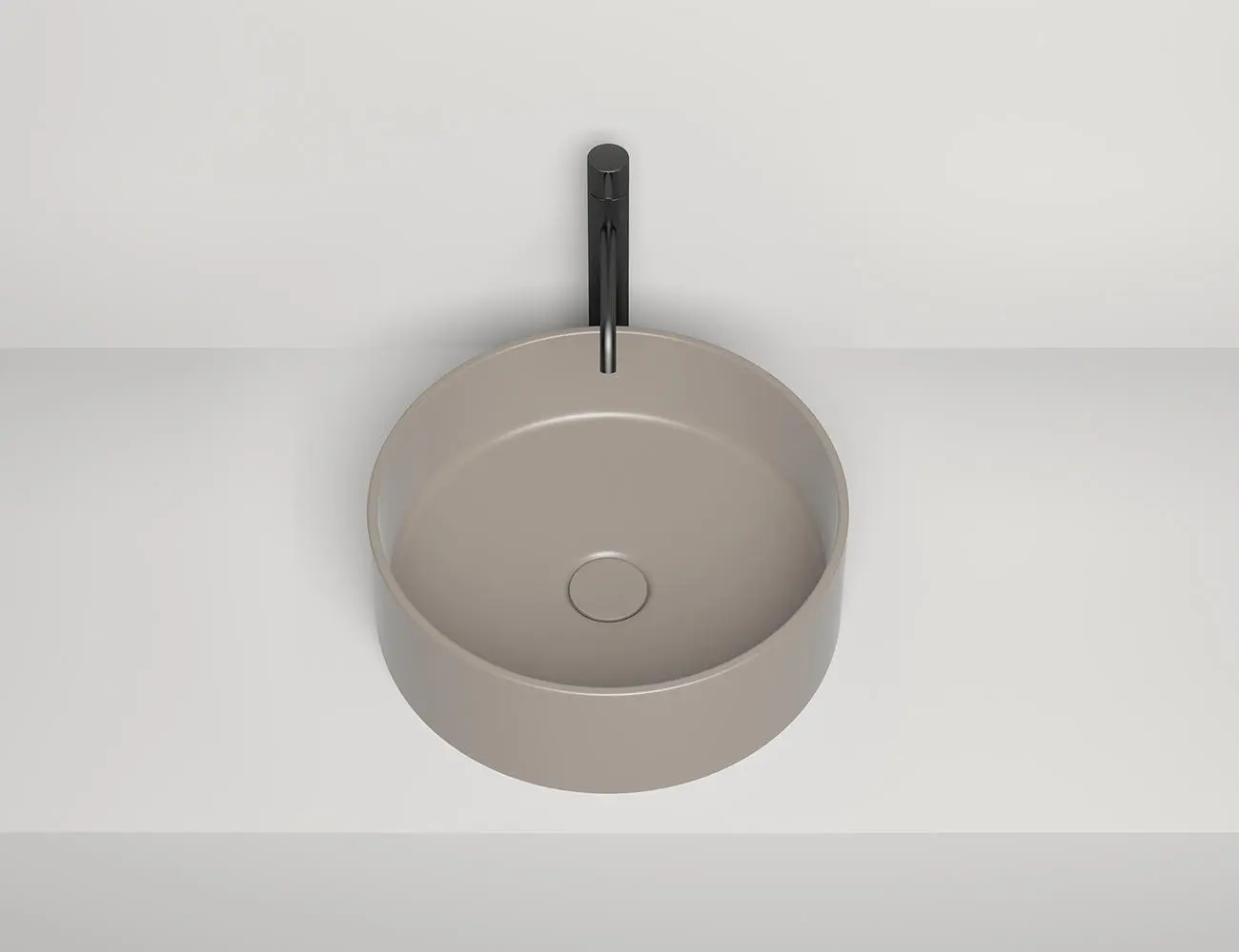 Раковина накладная Salini Armonia 02 S-Stone 44 см 130112SM из искусственного камня, матовая белая