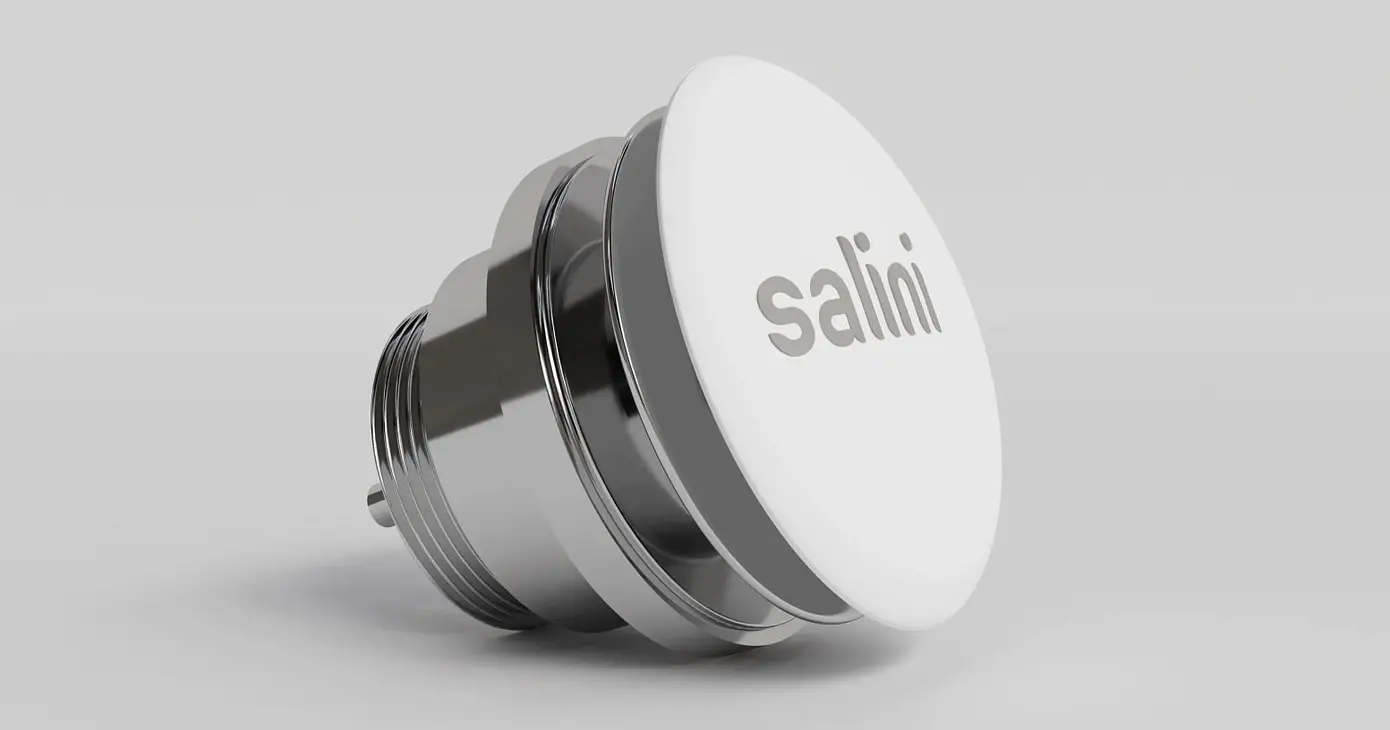 Донный клапан Salini S-Stone, белый матовый