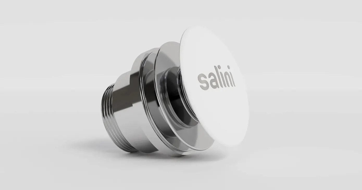 Донный клапан Salini для раковины S-Stone 164301M белый матовый